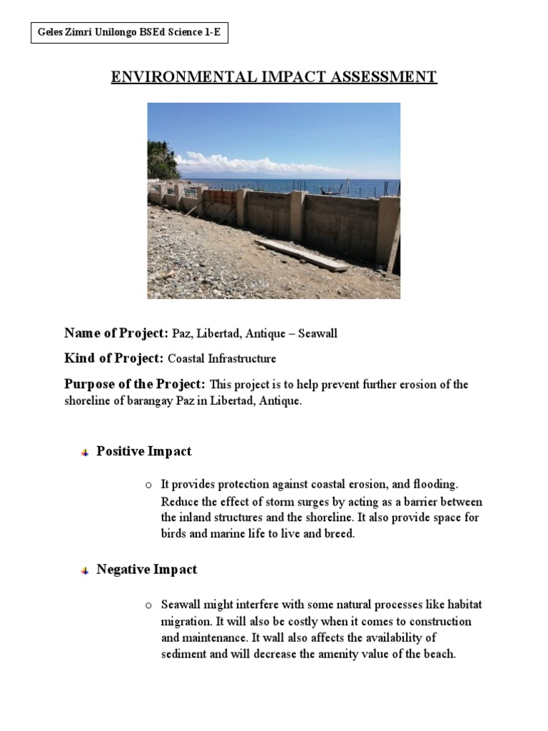 Environmental Impact Assessment | PDF