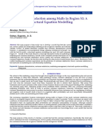 Customer Satisfaction Among Malls in Region XI: A Structural Equation Modelling