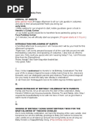 Anniversary Program Sample | PDF