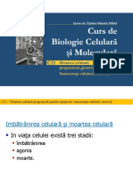 C 13 - Moartea Celulară Programată Genetic Apoptoza. Senescenţa Celulară, Necroză.