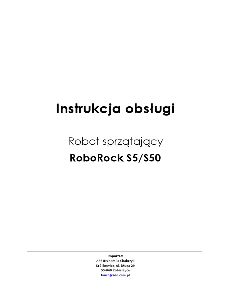 Roborock s5 Manual PDF