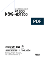 PDW HD1500 Installation