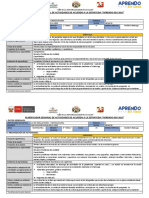 Planificador Semanal 4 de Actividades Aprendo en Casa Luis Eleazar