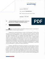 Migraciones: Departamento de Extranjería y Migración