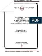 BLR UNIVERSITY - BBA - AVIATION - MANAGEMENT-Syllabus13092021