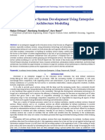 Academic Service System Development Using Enterprise Architecture Modeling