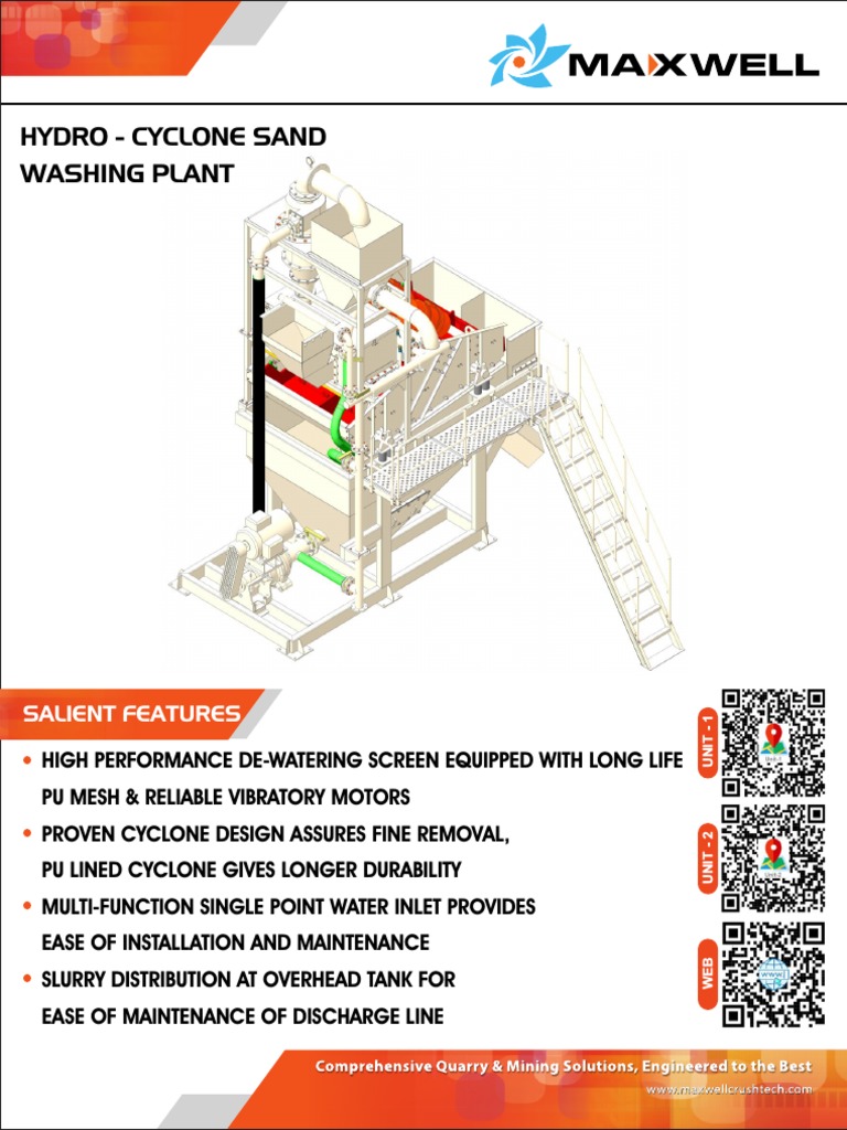 Maxwell Hydro Cyclone Sand Washing Plant PDF