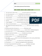 Relative Pronouns - PDF Grammar Worksheet - RC004 (WA)