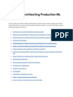 1 - Architecting Production ML Systems - Readings