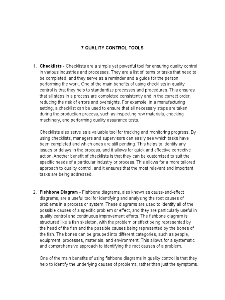 7 Quality Control Tools PDF Scatter Plot Stratified Sampling