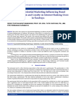 Study On Experiential Marketing Influencing Brand Image, Satisfaction and Loyalty On Internet Banking Users in Surabaya