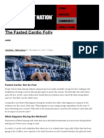 The Fasted Cardio Folly - Christian Thibaudeau Coaching - Forums - T Nation