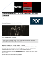 Training Methods On Trial - German Volume Training - Christian Thibaudeau Coaching - Forums - T Nation