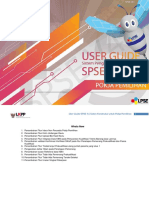 User Guide SPSE v4.5 Pokja Pemilihan - Tender Non Konstruksi (30 Januari 2023)