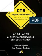 Codigo de Transito Brasileiro Art 68 Ao Art 90