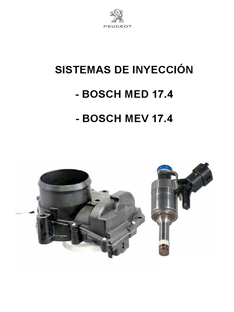 Inyección Bosch MED y MEV 17.4 | PDF | Inyección de combustible ...