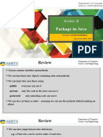 Module II - Packages in Java