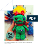 Crochet Little Monster Amigurumi Free PDF Pattern