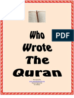 Who Wrote The Quran