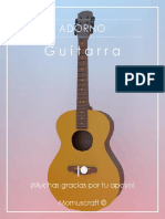 Adorno de Guitarra - Momuscraft