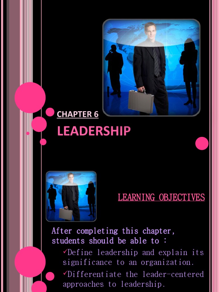 CHAPTER 6 - Leadership | PDF | Leadership | Power (Social And Political)