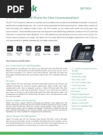 Yealink SIP-T42U Datasheet