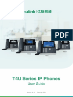 Yealink T4U Series IP Phones User Guide V86.15