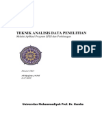 TEKNIK ANALISIS DATA PENELITIAN