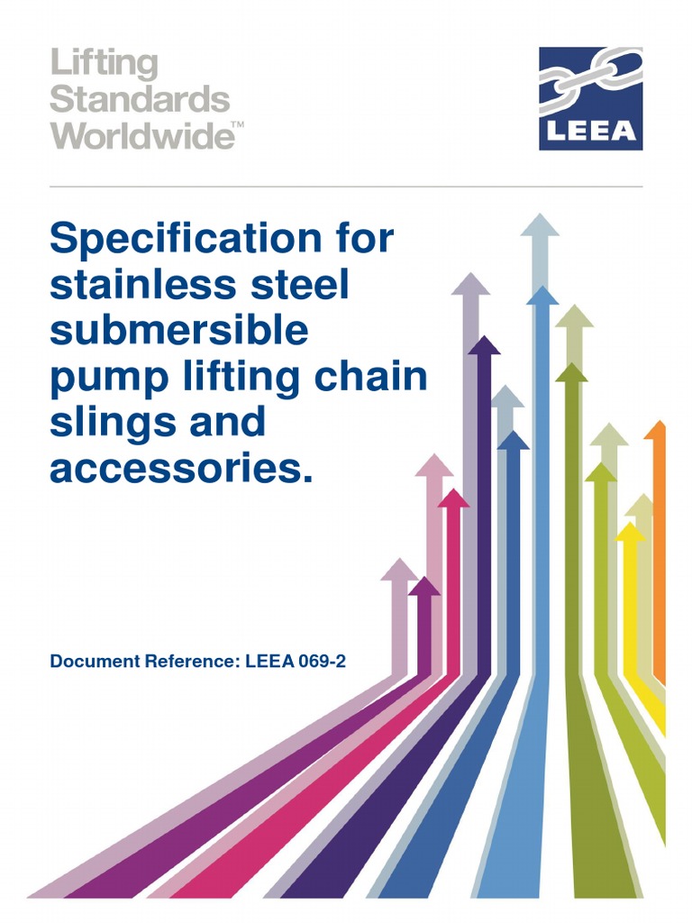 LEEA-069-2 Specification For Stainless Steel Submersible Pump Lifting ...