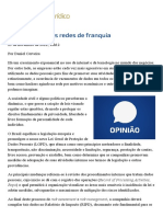 ConJur - Daniel Cerveira_ LGPD aplicada às redes de franquia