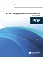 Business Management Assessed Student Work en