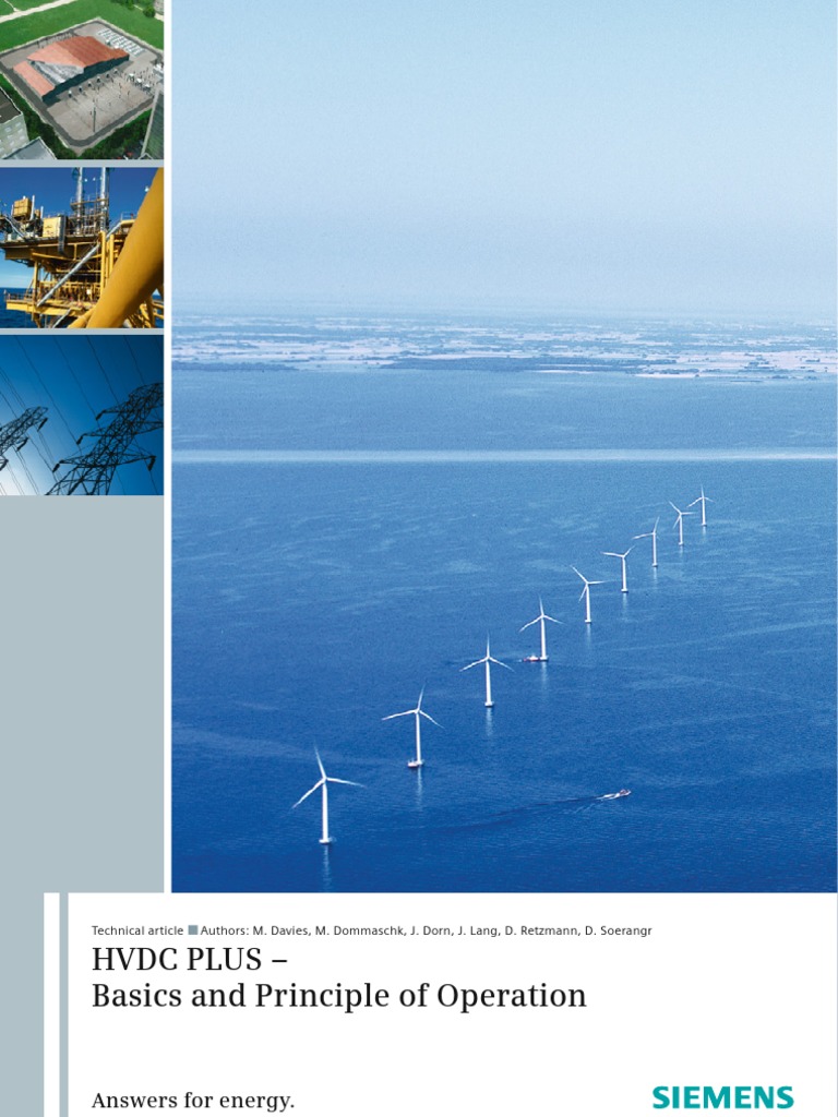 HVDC Plus Basics and Principle | PDF | High Voltage Direct Current ...