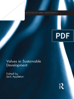B - Appleton, J. (2014) - Values in Sustainable Development. Routledge