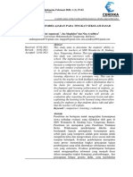 Artikel Evaluasi Pembelajaran Tingkat Sekolah Dasar