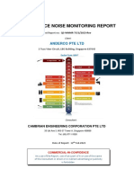 Workplace Noise Monitoring Report - Cambrian Engineering