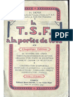 La TSF A La Portée de Tous 5ed 1934