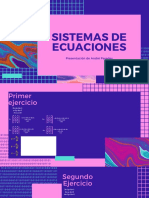 Sistemas de Ecuaciones: Presentación de André Paredes