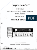 Radio Shack DX150B Shortwave Radio Service-Manual