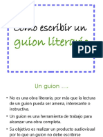 Como Escribir Guion Literario