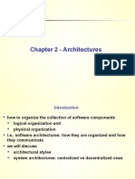 Architectural Styles and System Organizations