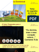 4a Aula - Slides - CRI - Os Segredos Do Livro de Cantares - Preparados para o Arrebatamento - Janeiro 2023