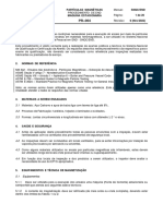 Ensaio por partículas magnéticas em máquinas estacionárias