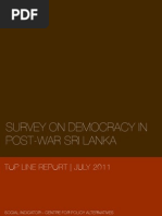 Download Democracy in Post-War Sri Lanka - Top Line Report by Sanjana Hattotuwa SN62576282 doc pdf