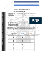 Servicio Penitenciario de Tucumán - Prueba de aptitud física 2023