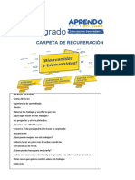 2.° Grado: Carpeta de Recuperación