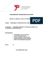 Economía Peruana y Situación Laboral