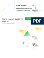 IC Simple Project Handover Template - Google - Doc