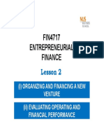FIN4717 FIN4717 Entrepreneurial Entrepreneurial Finance Finance