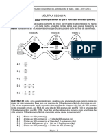 Prova de Matemática do 6o ano do CMB