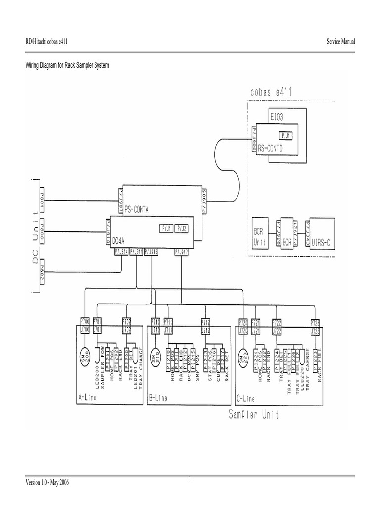 Wiring Diagramfor Rack Sampler System | PDF